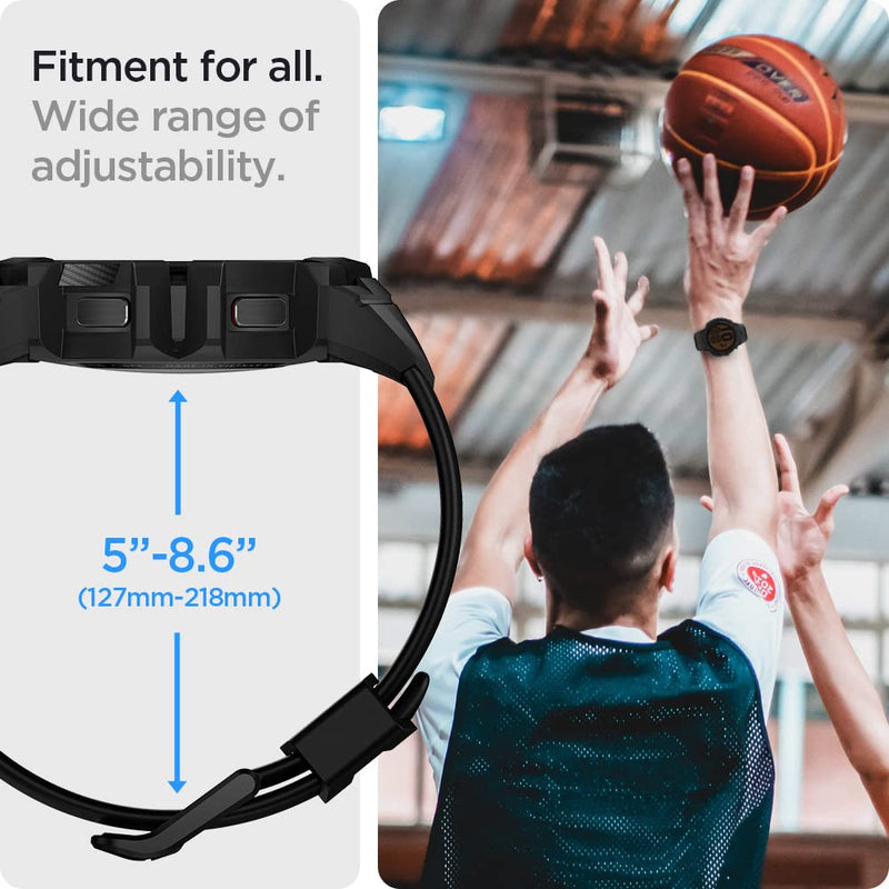 Spigen S353 Charger Stand and Rugged Armor Pro Designed for Galaxy Watch 5 40mm (2022)