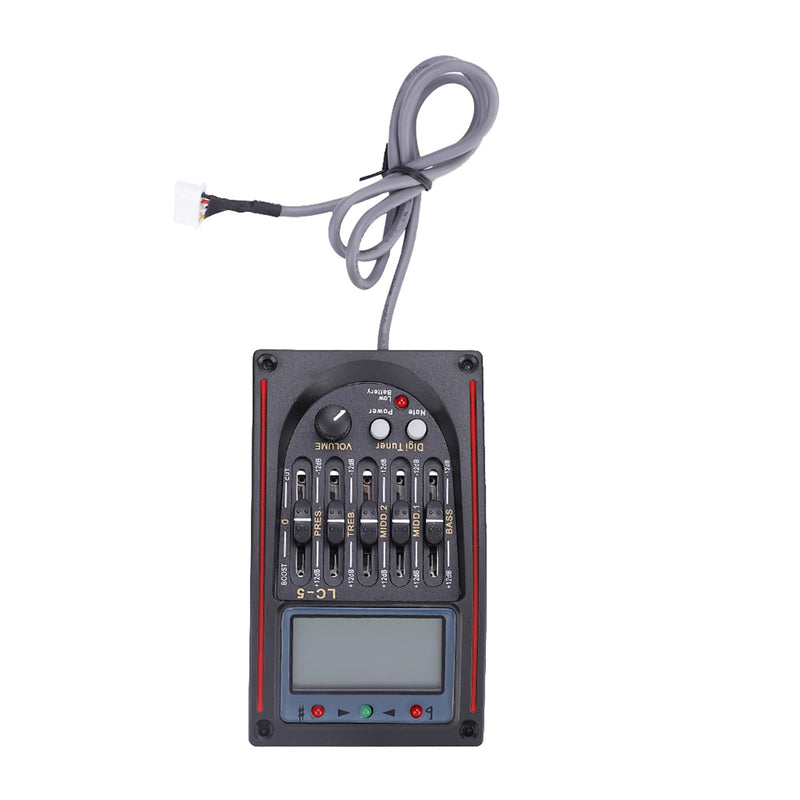 Acoustic Guitar Pickup, EQ LC-5 Preamp, LCD 5 Band Piezo Pickup, Acoustic Tuner, Guitar Amp