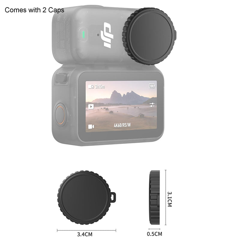 [AUSTRALIA] - Accessory Kit for Osmo Nano, 2 Pack of Screen and Front Lens Protector, 2 Lens Cap and Storage Bag for Osmo Nano 