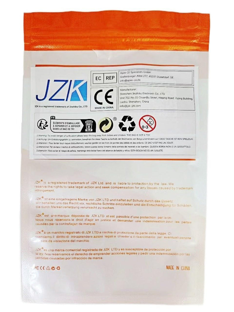 JZK 10x TTP223 Self-Lock Capacitive Touch Switch Module, DC 2.5V - 5.5V Digital Capacitive Touch Sensor Switch Module, Single-Channel Transformation
