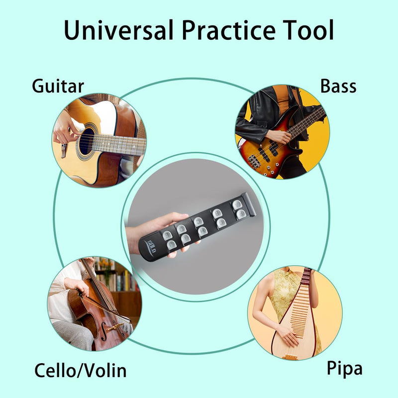 Guitar Finger Trainer Hand Shape Exerciser Teaching Aid Practice Tool Guitar Scale Assistant Improve Dexterity Develop Calluses Guitar Trainer