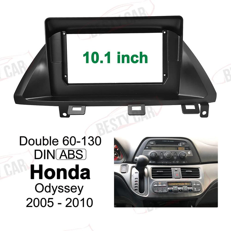 10.1'' Car Radio Stereo Fascia Dash Panel Trim for Honda Odyssey 2005 2006 2007 2008 2009 2010 Dashboard Panel Kit