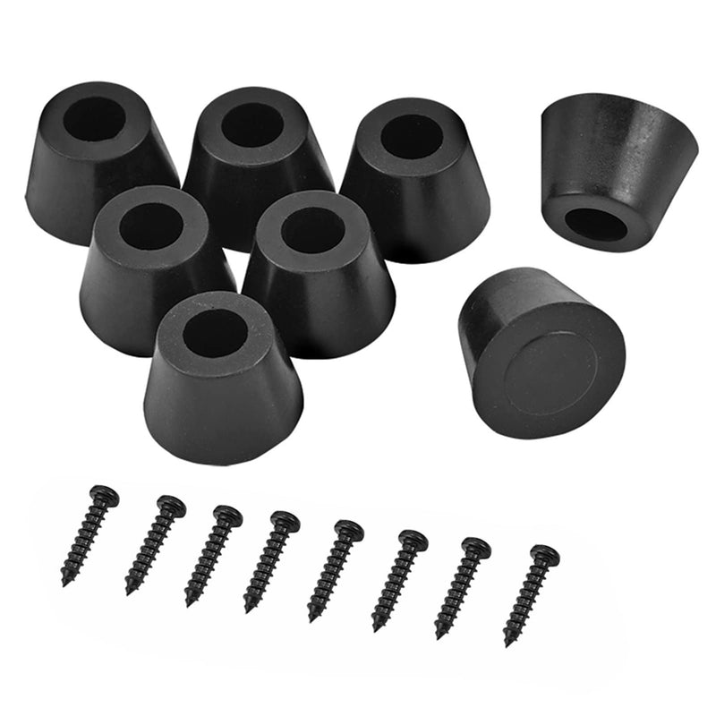 Ubber Bumpers,Rubber Feet,o Feet Isolation,Speaker Rubber Foot,Amp Feet 4 Pairs 30X20Mm Rubber Feet Anti Vibration Base Pad Stand for Speaker Guitar Amplifier W Screws