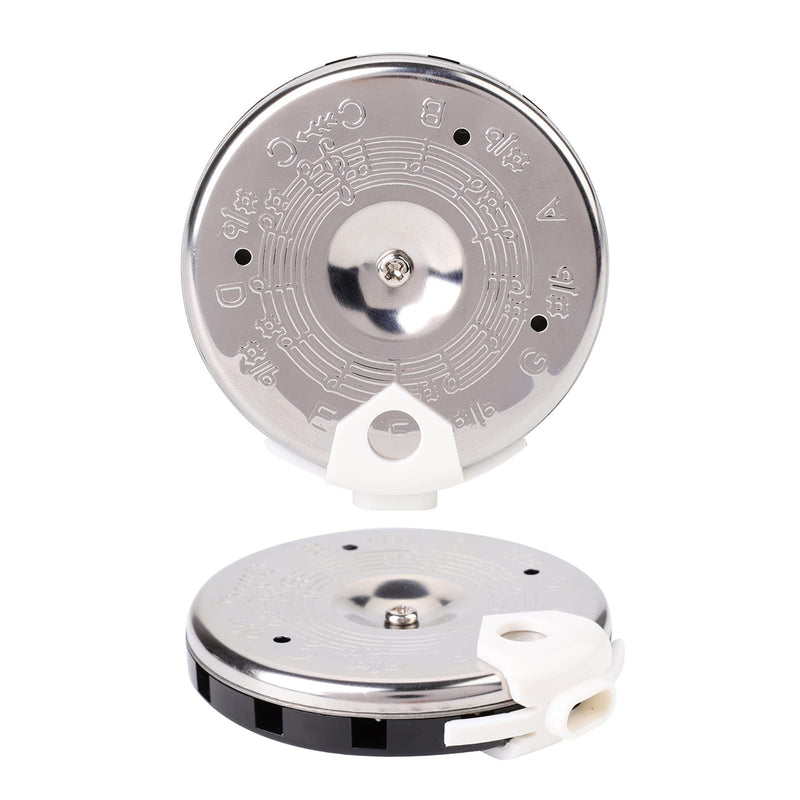 13 Tone Pitch Pipe, Sensitive Chromatic Pitch Pipe Tuner, with Storage Box, for Guitar Bass Violin Ukulele Chromatic Tuning