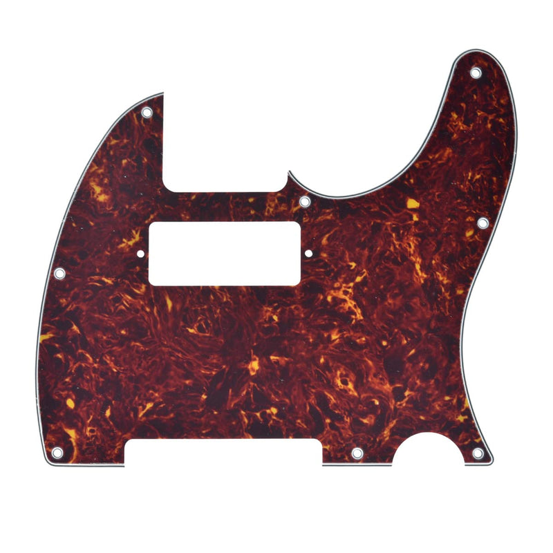[AUSTRALIA] - Dopro Tele Guitar Pickguard Scratch Plate with Mini Humbucker Pickup Hole fits USA/Mexican Fender Telecaster Vintage Tortoise 