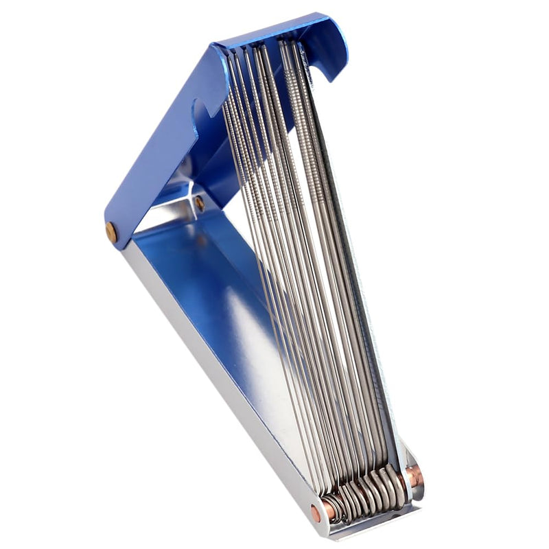 Guitar Nut Slotting File Saw Rods Slot Filing Set Needle File Set Luthier Tools Replacement Tip Cleaner Files Blue.