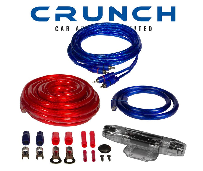 Crunch CRK35 | 35 mm² Amplifier Connection Set - Cable Set 5 m with RCA Cable