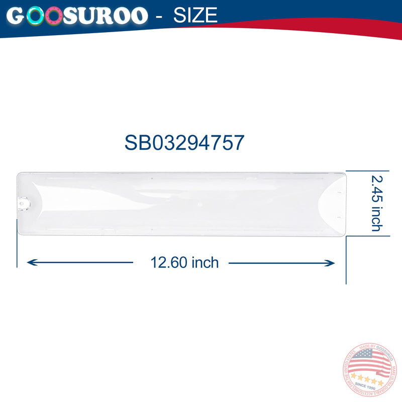 [AUSTRALIA] - 【Upgraded】GOOSUROO SB03294757 Range Hood Light Lens Cover Replacement for Broan Range Hood Parts RME50000 PM250,1 PACK 