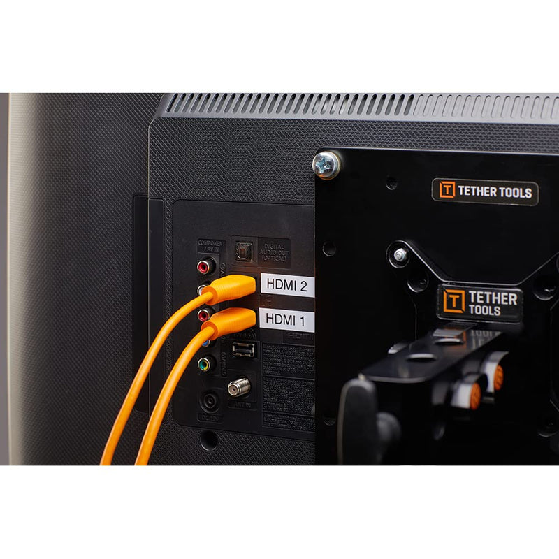 Tether Tools TetherPro HDMI 2.0 to HDMI 2.0, 15' (4.6m), Orange 15' (4.6m)