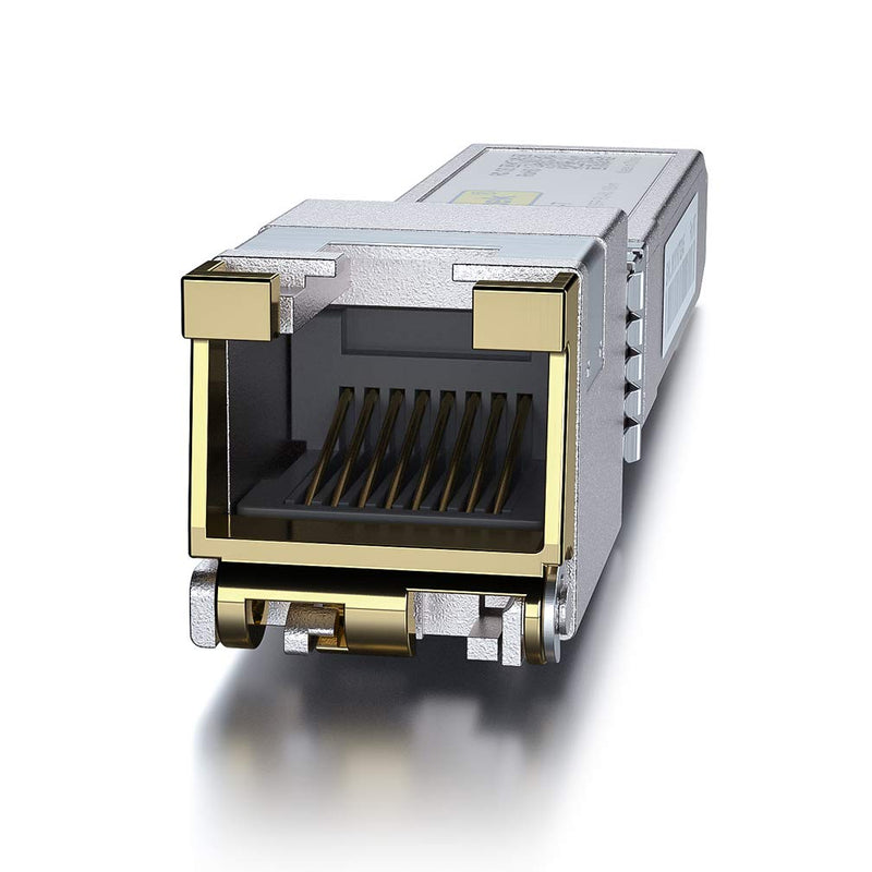 10Gtek 𝟭𝟬𝗚𝗕𝗮𝘀𝗲-𝗧 𝗦𝗙𝗣+ 𝘁𝗼 𝗥𝗝-𝟰𝟱 𝗧𝗿𝗮𝗻𝘀𝗰𝗲𝗶𝘃𝗲𝗿, 10Gbe SFP+ Copper Ethernet CAT.6a Module, up to 30-Meter, for Cisco SFP-10G-T-S, Meraki, Fortinet 2) 10G-T: 30m 1
