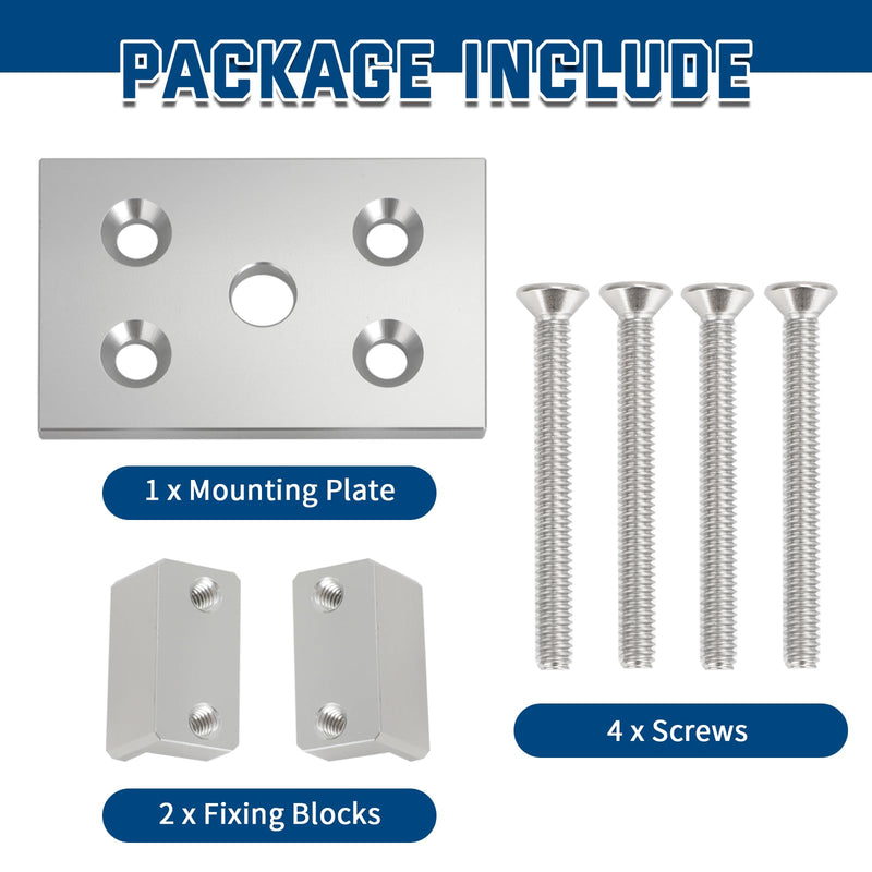 [AUSTRALIA] - Stake Pocket Antenna Mount Bracket for CB HAM Radio - Fits for Ford F-Series Chevy Silverado Ram 1500/2500/3500 Toyota Tundra & Breedlove Mounts 