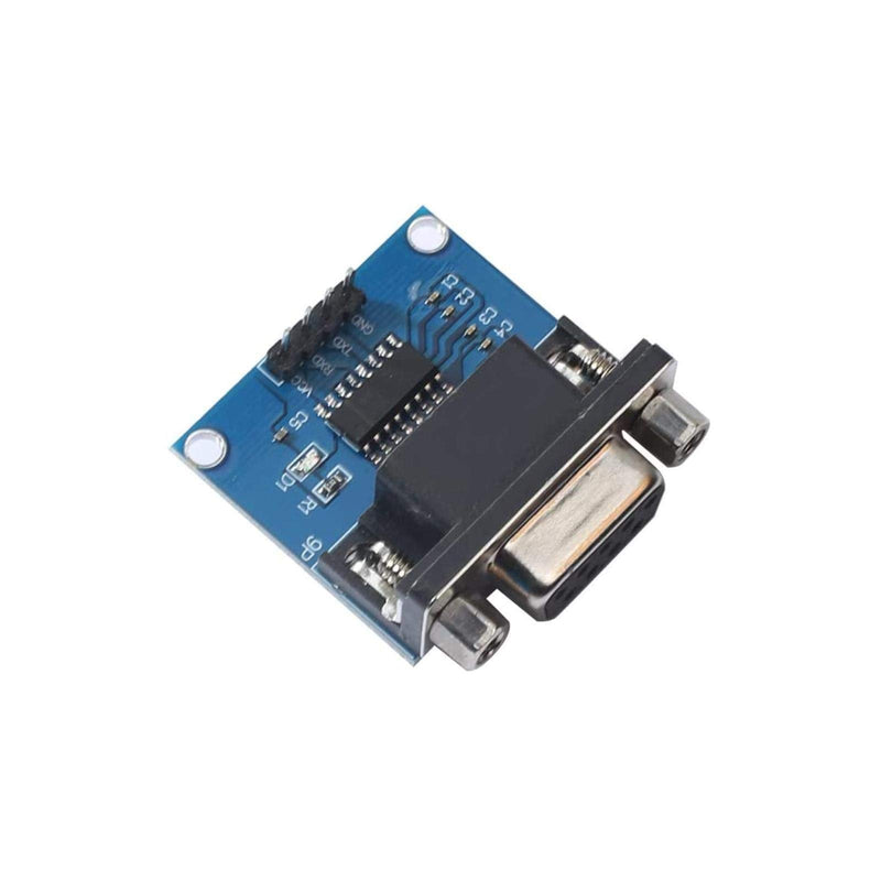 5pcs MAX3232 Root Module Connector Chip RS232 to TTL Female Serial Port to TTL DB9 Converter Module Board fit Equipment Upgrades Like DVD