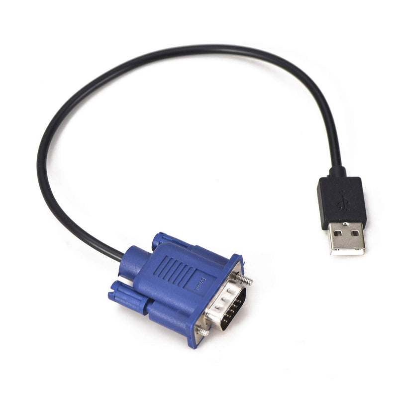 Evanlak USB-VGA Dummy Plug Headless Ghost Functionally Stable Dummy Plug Conductive Performancevga Headless RGB Display Emulator Operating System Boot and Load Resolutions up to 1080p@60Hz-3pack