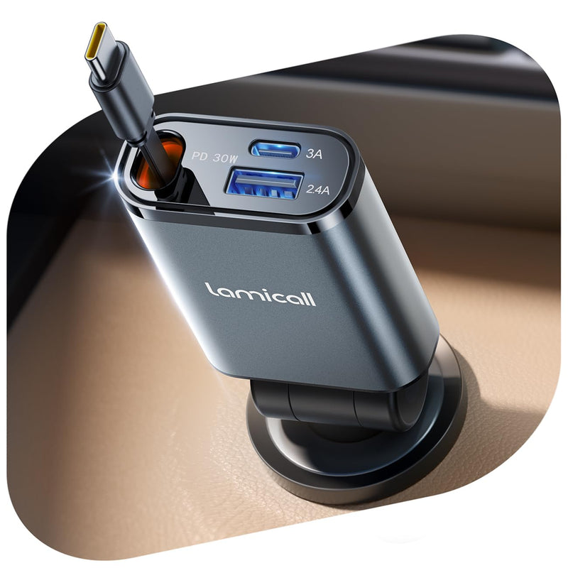 Lamicall Car Char-ger + Car Vent Phone Mount