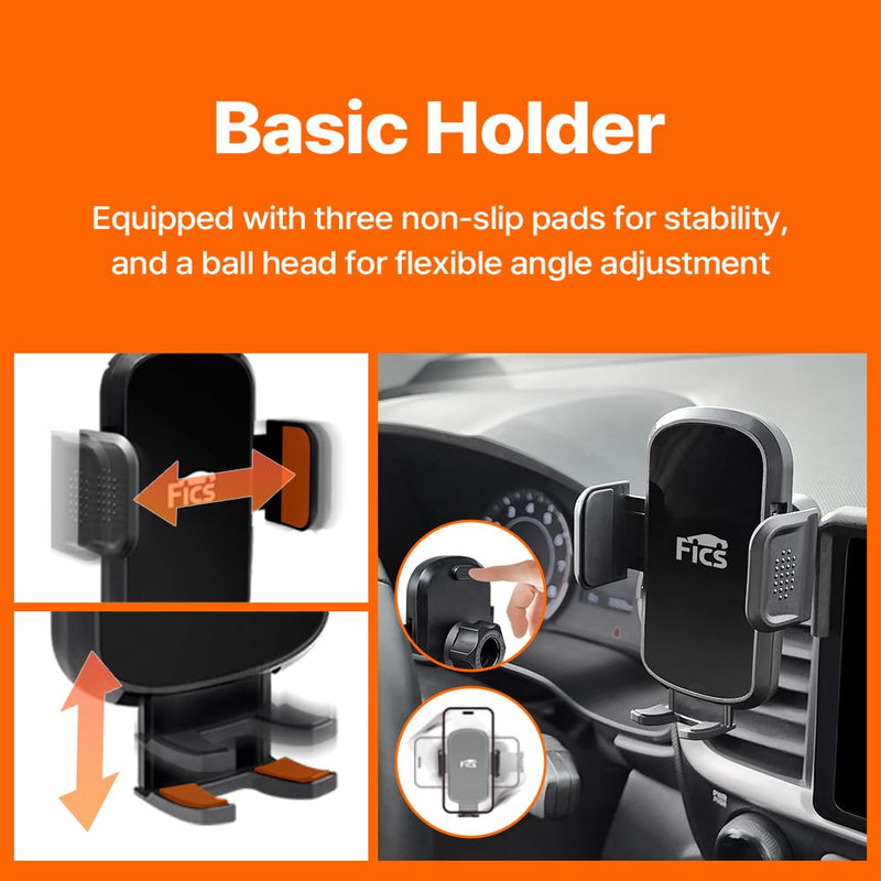 FICS Car Phone Holder for Toyota Corolla 2025, 2026 (E210, 10.5-Inch Screen) — Custom-Fit Center Display Mount, Factory-Style Design, No Adhesive, Stable Driving View FICS for Toyota Corolla 2025-2026 (E210, 10.5-Inch)