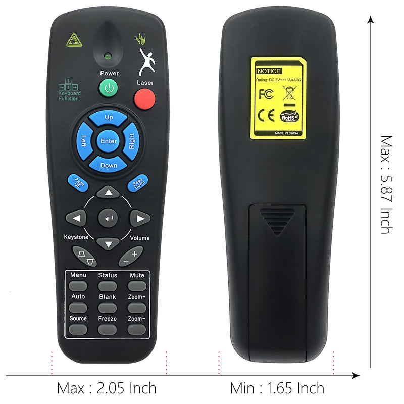 New Projector Remote Control for All Promethean Projector EST-P1, UST-P1, UST-P2,UST-P2C,UST-P1V1,PRM-25, PRM-32, PRM-33, PRM-35, PRM-42, PRM-45, PRM-45A etc Series