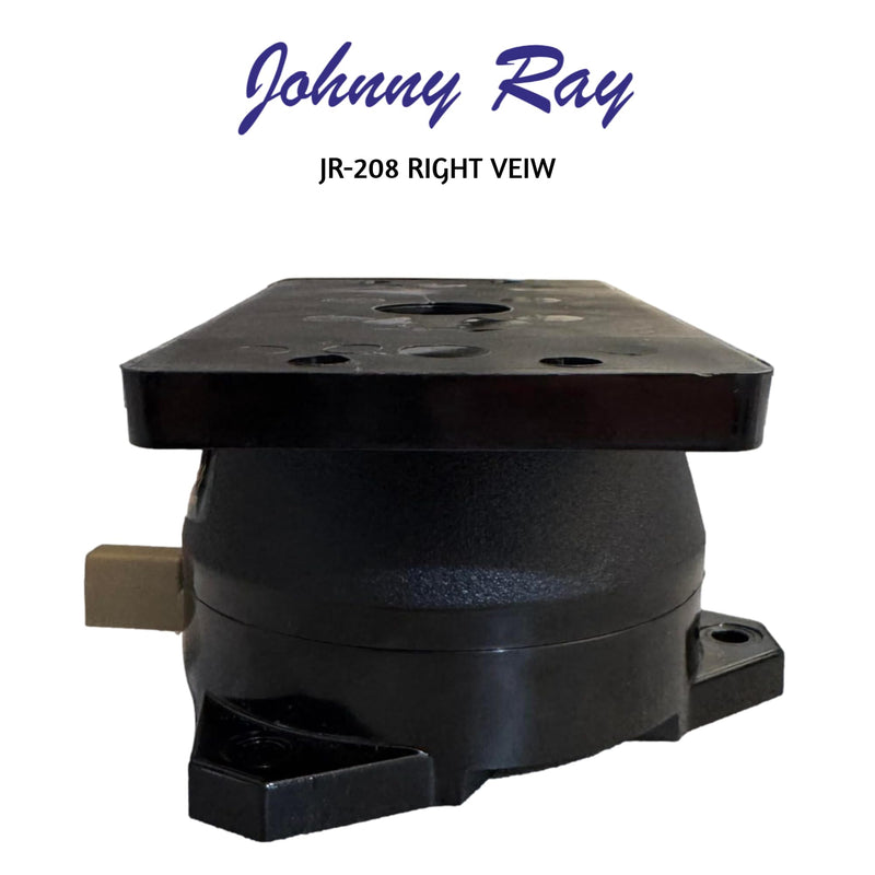 Johnny Ray JR-208 Fish Finder Mount and Depth Finder Mount | Heavy Duty Marine Electronics & Sonar Bracket for Boats, 360° Rotating Quick Release Swivel Base