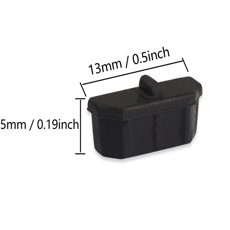 [AUSTRALIA] - GINTOOYUN 50pcs HDMI Anti Dust Cap Cover Plugs HDMI Female Dustproof Plug Soft Silicone Protector for TV,Computers,etc. 