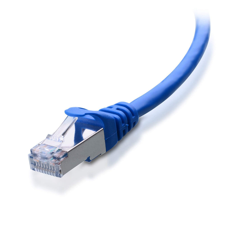 Cable Matters 100-Foot Snagless Long Cat6 Ethernet Cable (Cat6 Cable, Cat 6 Cable) in Blue & 50-Foot Cat6A Shielded Ethernet Cable