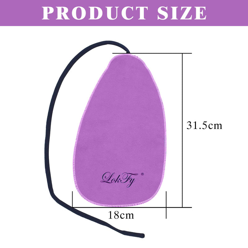 Cleaning Cloth Swab for Inside Tube Suitable for Clarinet Piccolo Flute Sax Saxophone (Purple) Purple