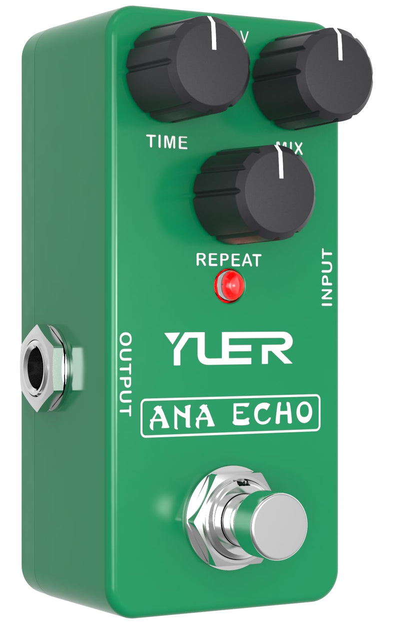 ANA Echo, Guitar Effects Pedal, Mini Single Type, True Bypass, DC 9V, for Electric Guitar and Bass