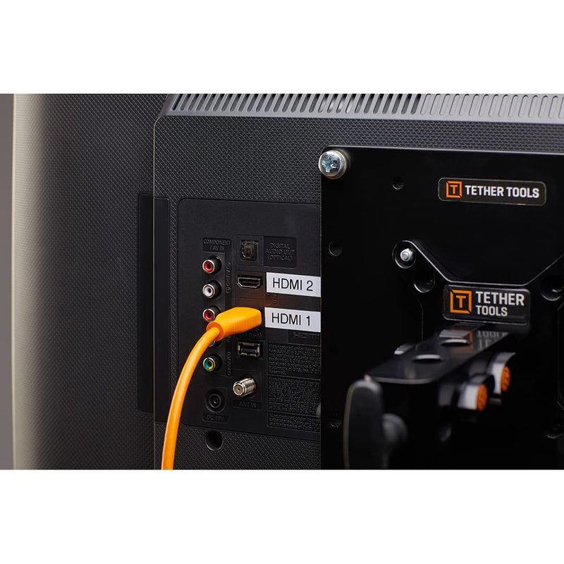 Tether Tools TetherPro HDMI 2.0 to HDMI 2.0, 15' (4.6m), Orange 15' (4.6m)