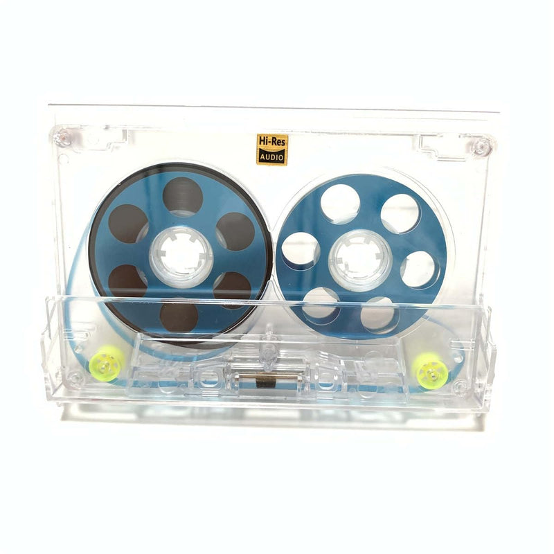 Generic Reel to Reel Blank Audio Cassette Tape for Music Recording - Normal Bias Low Noise - 48 Minutes - Transparent Acrylic - 1 Pack Blind Box Includes 1 of 54 Styles