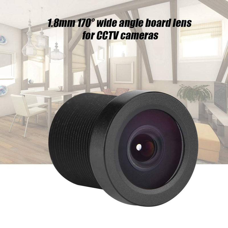 TV Lens/CCTV Len 1.8mm 170° Wide Angle Lens,1MP IR Board Lens for 1/3" & 1/4" CCD Security CCTV Camera Default