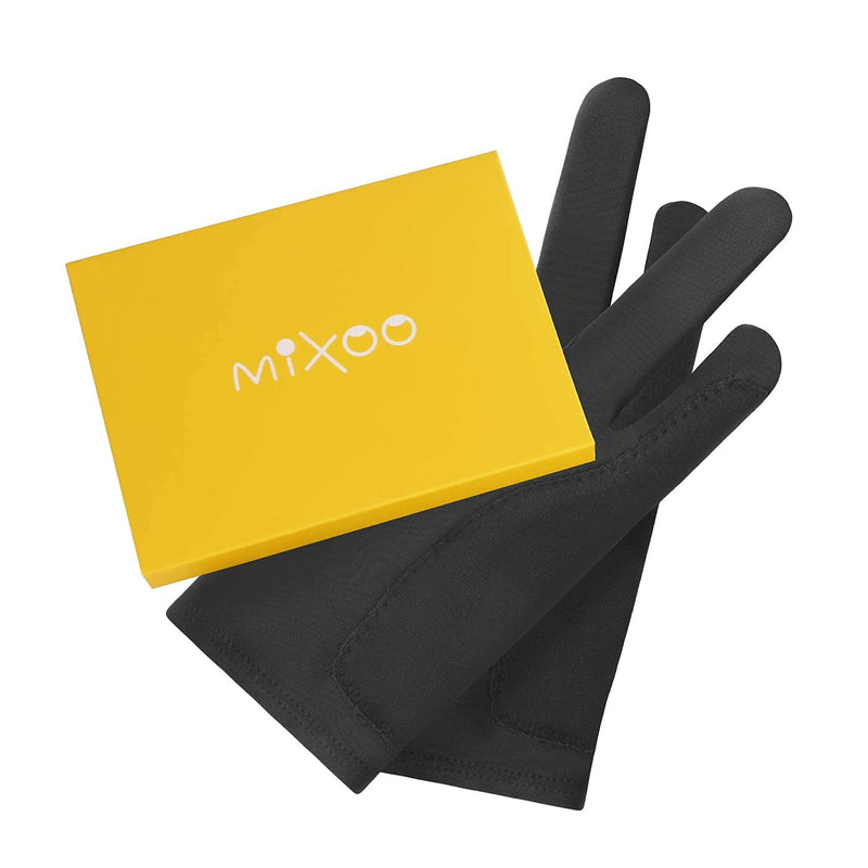 Mixoo Universal Stylus Pen Disc & Fiber Tip 2 in 1 with Palm Rejection Artist Gloves for Drawing Tablet and Touch Screens Devices