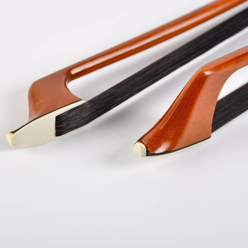 WinsterBow France Style Double Bass Bow New Black Horse Hair (France Double Bass Bow 4/4) France Double Bass Bow 4/4