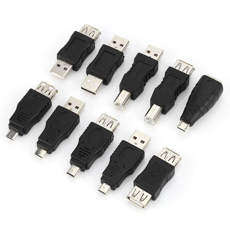 USB Adapter Kit, 40PCS Multiple USB2.0 Adapter Converter Connectors, Compatible USB1.1/1.0