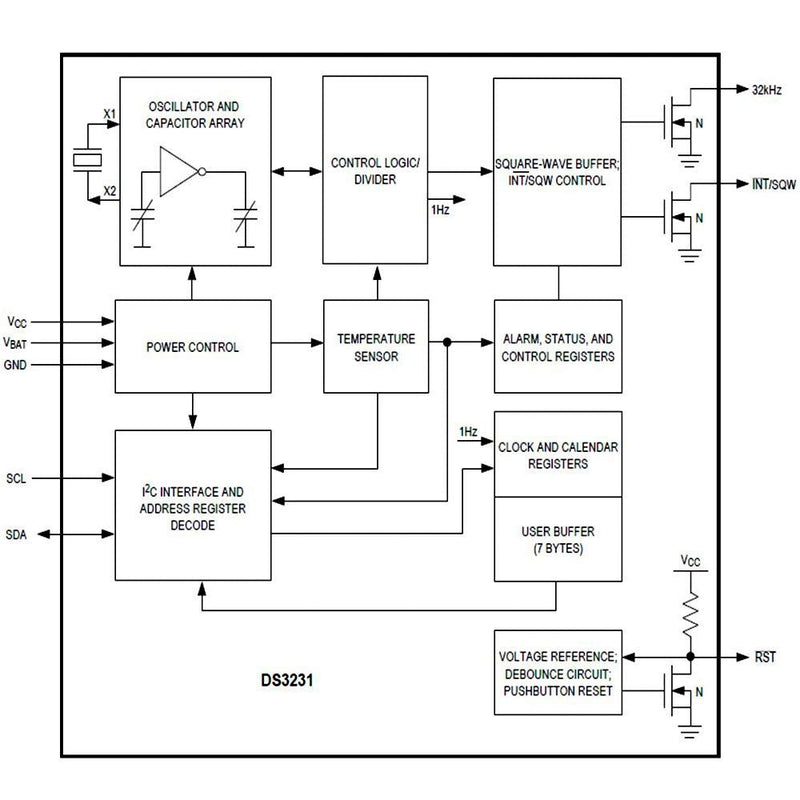 DS3231 AT24C32 IIC RTC Module Clock Timer Memory Module Beats Replace DS1307 I2C RTC Board + 20 Pieces Male to Female Jumper Cables
