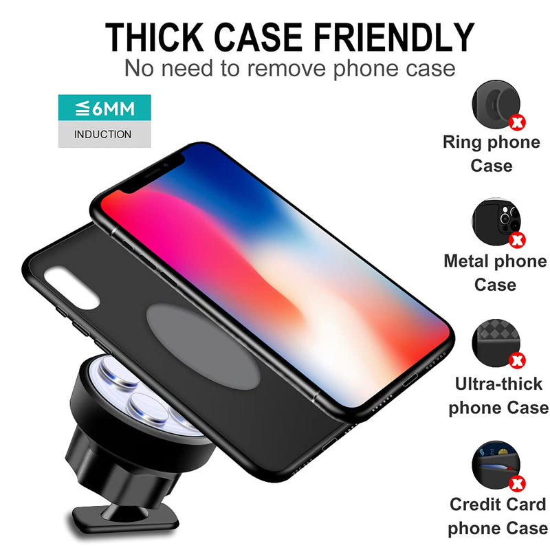 Car Phone Holder fit for BM-W X5,X6,Air Vent Phone Mount fit for X5 2014-2018,X6 2015-2019,Custom fit Magnetic Phone Holder Compatible for All Phones