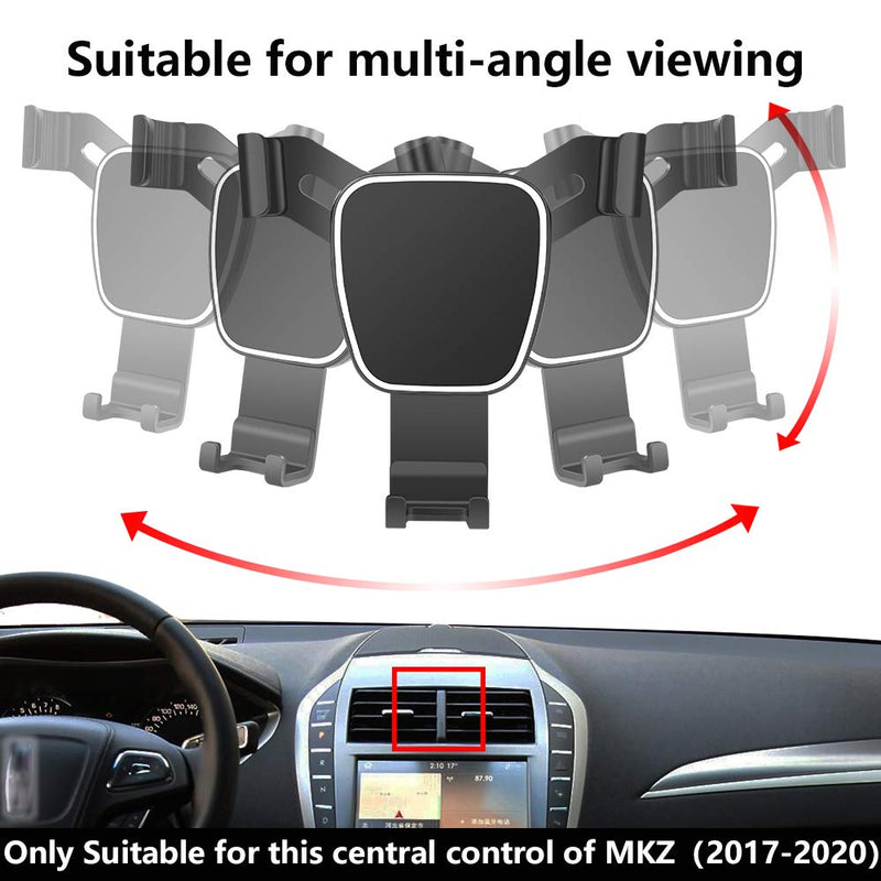 Car Phone Holder for 2017-2020 Lincoln MKZ Auto Accessories Navigation Bracket Interior Decoration Mobile Cell Phone Mount