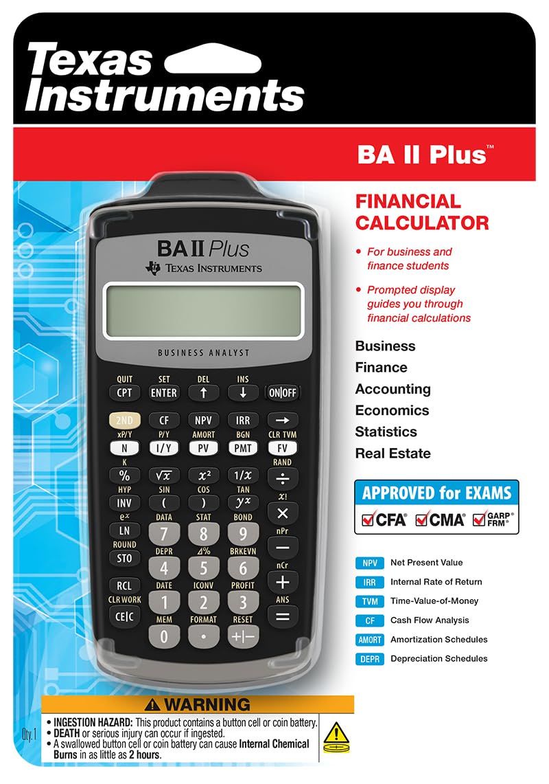 BA II Plus Financial Calculator