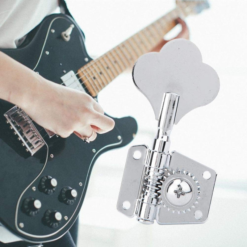 Electric Bass Tuning Pegs, Open Machine Heads String Tuning Key Pegs Tuners for Electric Bass for Right Row