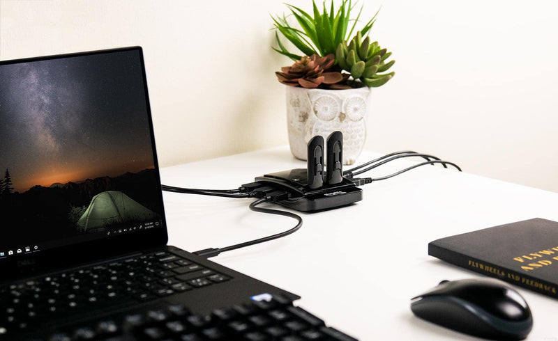 Plugable USB 2.0 7-Port High Speed Hub with 15W Power Adapter
