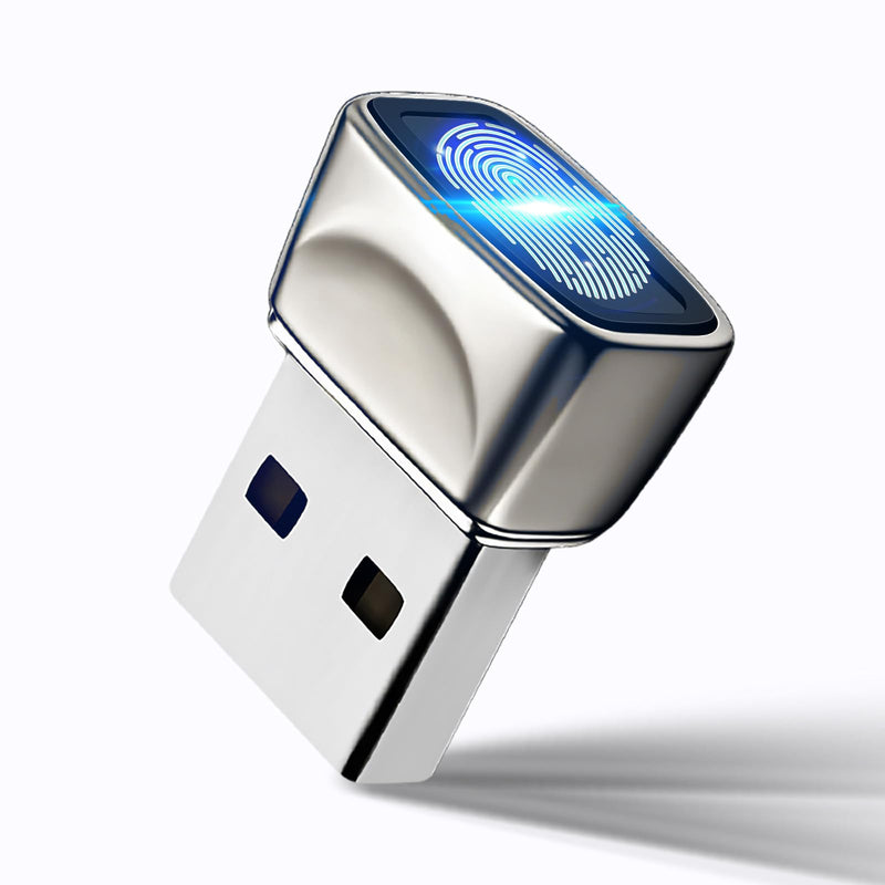 [AUSTRALIA] - USB Fingerprint Reader for Windows10/11, Windows Hello Mini Fingerprint Scanner,Metal Shell Auto Driver Setup-Windows Password-Free Login for PC Laptop 