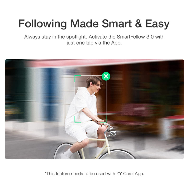 [AUSTRALIA] - Zhiyun Smooth-Q3 Gimbal Stabilizer for Smartphone Android Cell Phone iPhone Zhi yun q 3-Axis Handheld Gimble Stick w/Tripod Stand LED Fill Light for Tiktok YouTube Vlog Video Kit Face/Object Tracking Standard 
