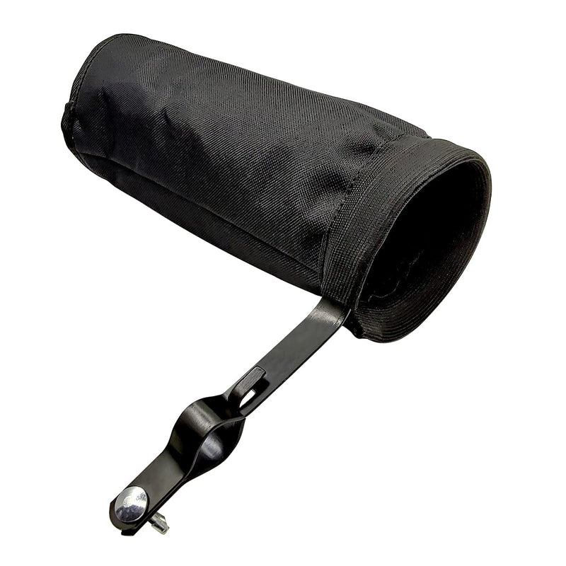 [AUSTRALIA] - Drumstick Container Bag, Drum Stick Holder Drumstick Nylon Bag for Drum Set Clamp on Stick Holder Bag Container(black) black 