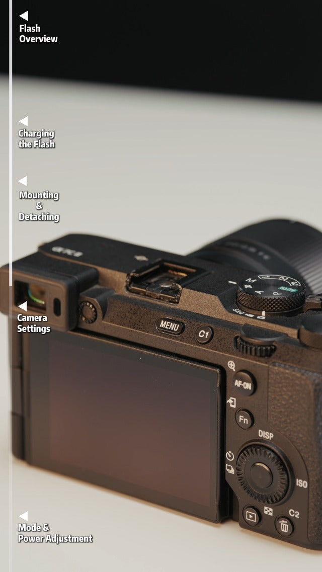 VILTROX Vintage Z2 TTL Mini Camera Flash Speedlite for Sony