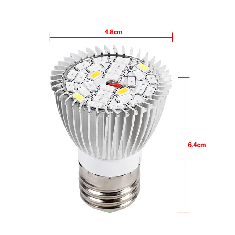[AUSTRALIA] - Pflanzenlampe,Pflanzenlampe Vollspektrum Pflanzenlampe E27 LED Wachstumslicht Wachstumslampe für DIY-Hydrokultur-Pflanzenblume 