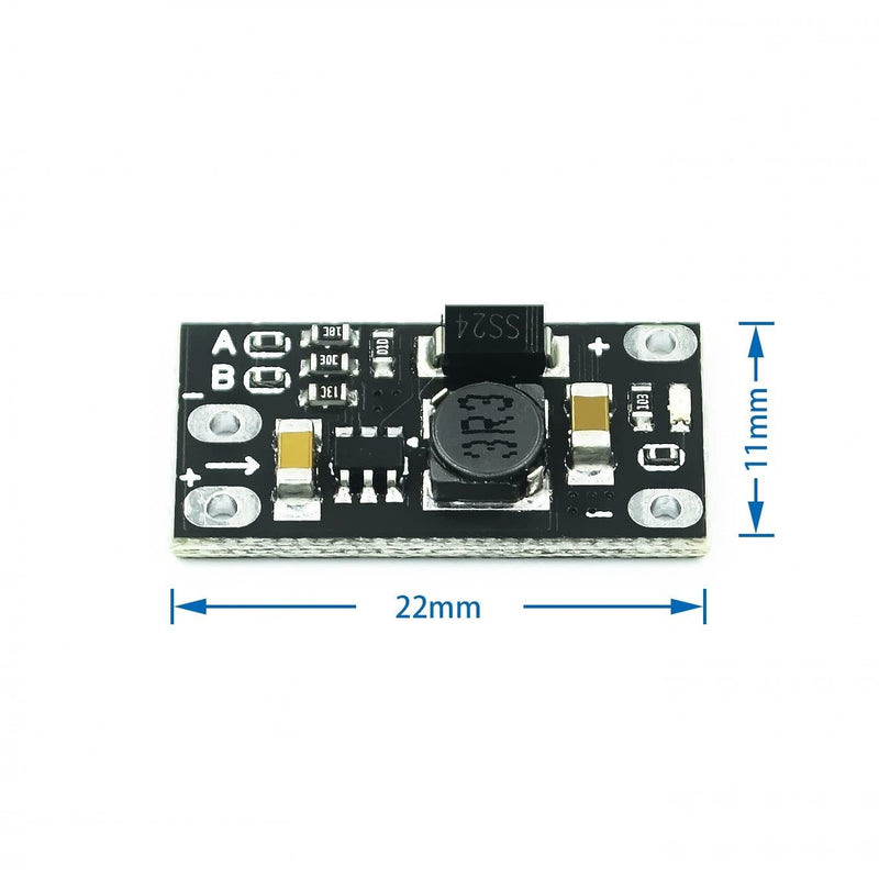 TECNOIOT 5pcs Mini DC-DC Boost Step Up Converter Board Module 3.7V to 5V 8V 9V 12V Output