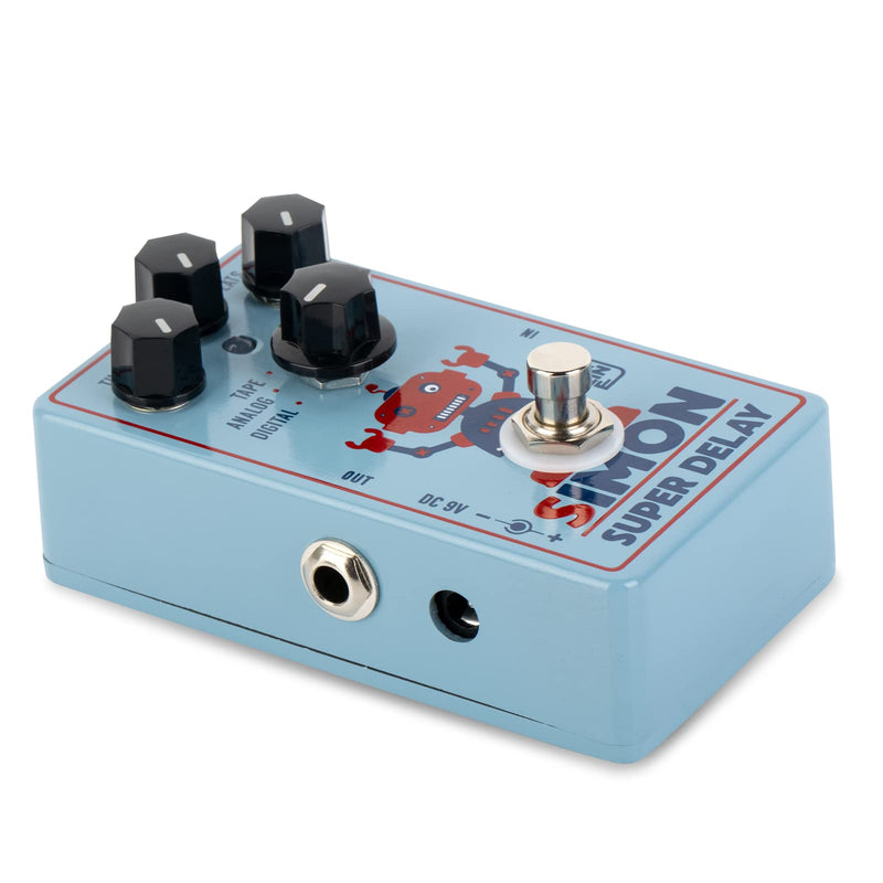 Caline CP-513 Simon Super Delay Guitar Effect Pedal with Digital, Analog and Tape options