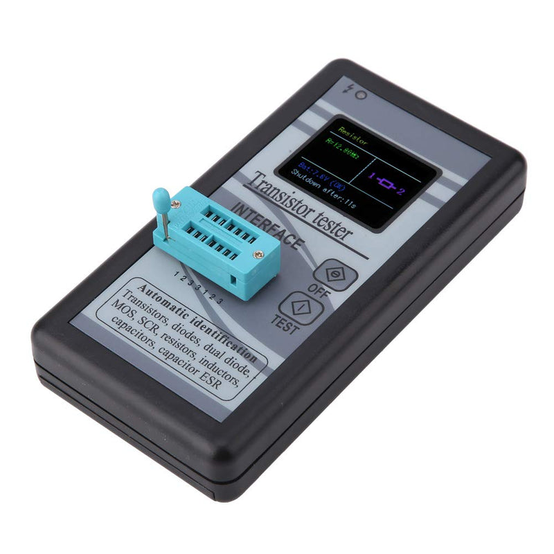 M328 Transistor Tester, NPN/PNP Transistor, Transistor Tester Multifunctional Transistor Diode Resistance Inductance, 0.5Ω - 50MΩ, LCD Transistor Tester Digital Transistor Tester
