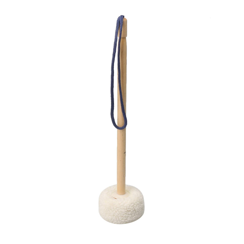 Beige Gong Timpani Mallets Timpani Sticks Soft Velvet Head Mallets Wooden Handles Drumsticks for Percussion