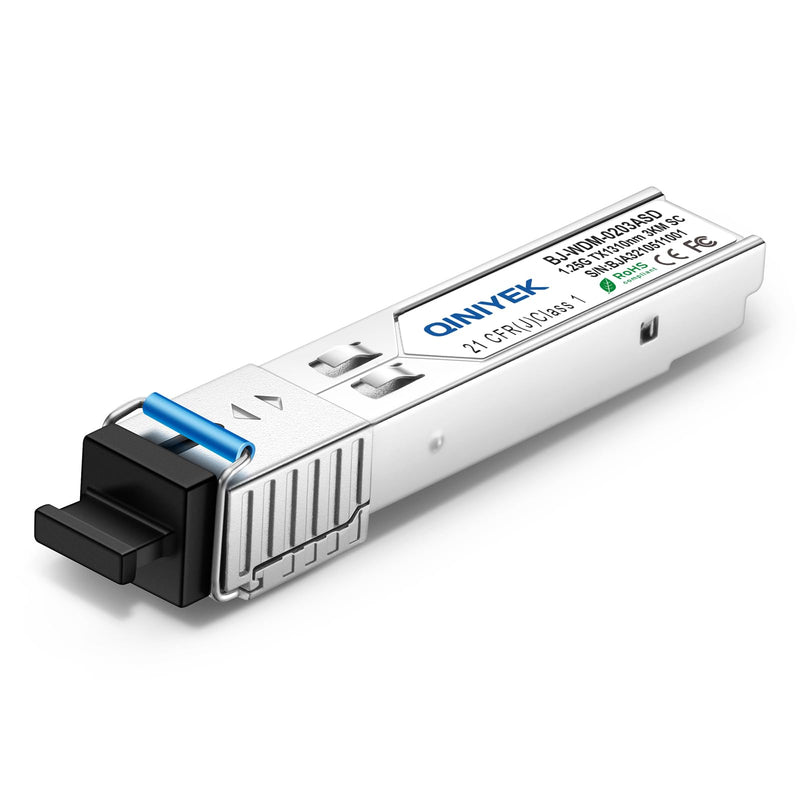 1 Pair simplex SC Module 3KM, 1.25G Single-Mode Fiber Connector, SFP-WDM-SM 1000BASE BiDi 1310nm/1550nm SFP Transceiver Module | Single-Mode Fiber Connector, SFP-WDM-SM 1000BASE BiDi 1310nm/1550nm SFP Transceiver Module, with DDM 1.25G BIDI SC