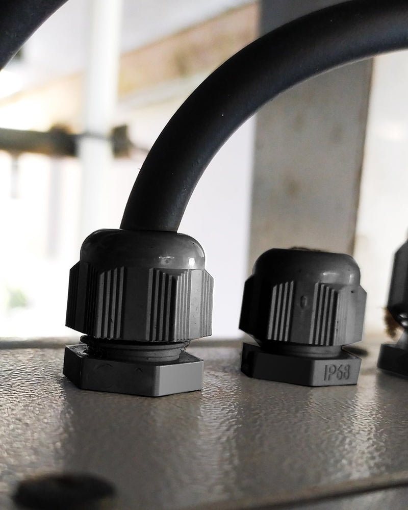 [AUSTRALIA] - Cable Gland Set with Seals, Gorffy 60 Pieces IP68 Cable Grommet Waterproof PG7 PG9 PG11 PG13.5 PG16 PG19, Cable Glands for Outdoor Garden, Plastic Nylon Cable Grommets 60 Stück 