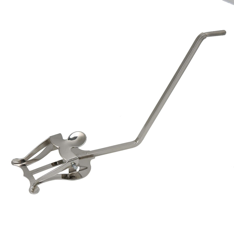 Silver Round Socket Metal Plating Sax Sheet Music Clip Holder Music Clip Lyre for Alto/Tenor Saxophone