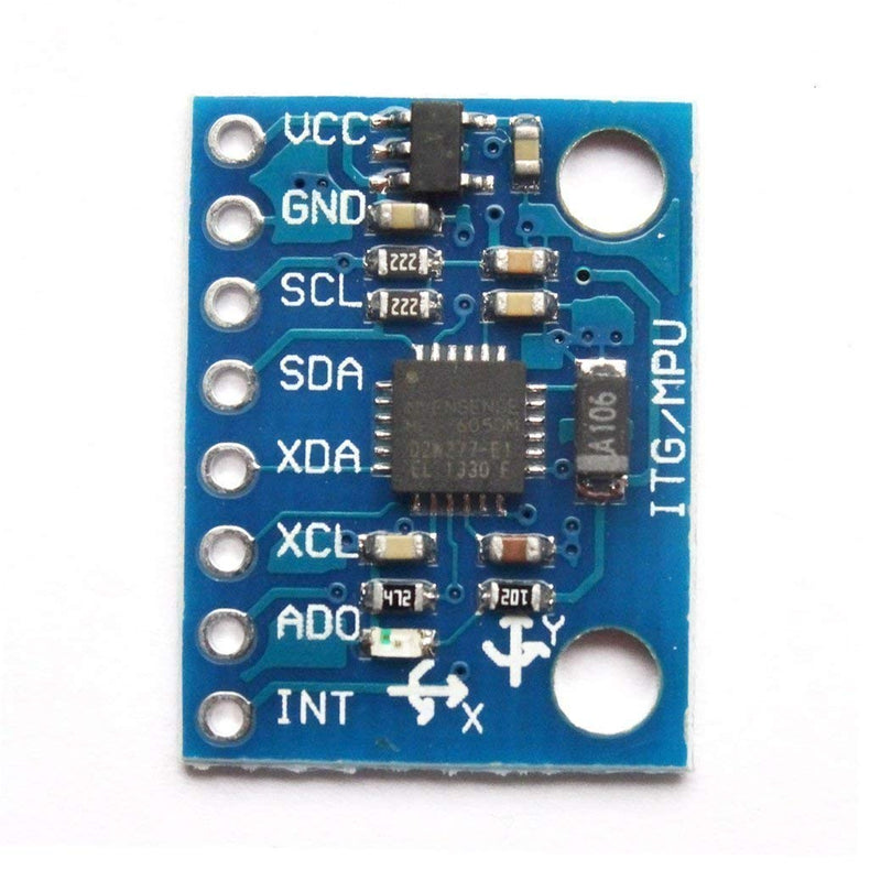 [AUSTRALIA] - Hailege 3pcs MPU-6050 MPU6050 GY-521 3-Axis Accelerometer Gyroscope Module 6-DOF 6-Axis Accelerometer Gyroscope Sensor Module 16-Bit AD Converter Data Output IIC I2C 